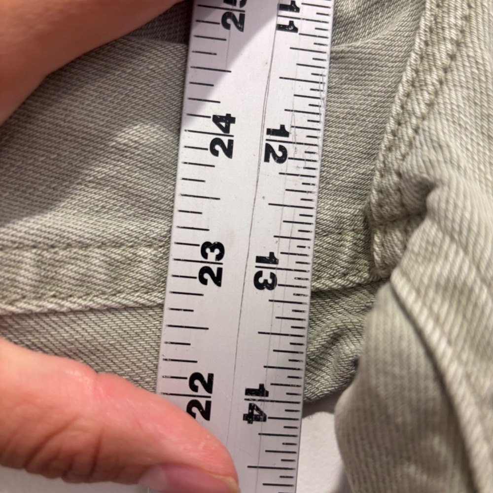Pilcro and the Letterpress The Breaker Jeans Sage Green Wide Leg 30 - Picture 6 of 8